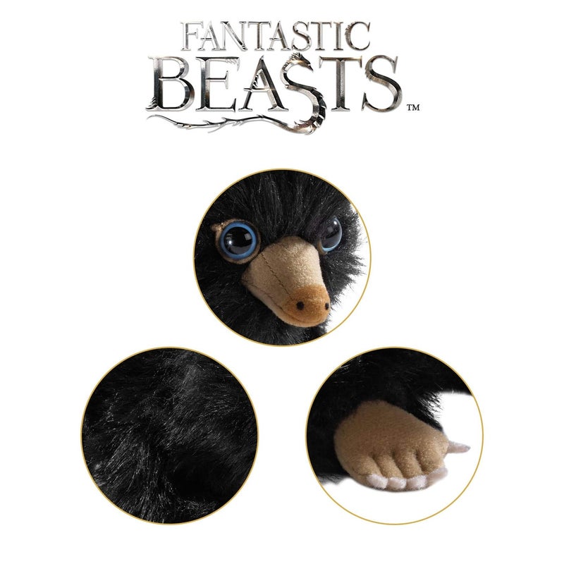 The Noble Collection Fantastic Beasts Baby Niffler Plush Black - Image 3
